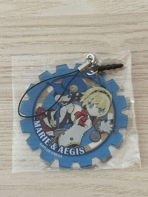ATLUS × SEGA "MARIE & AEGIS" acrylic strap